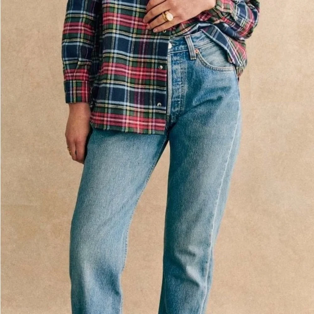 Ralph Lauren Blue and Red Plaid Button Down Shirt